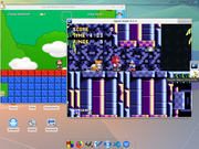 Xfce Super Mário e Sonic no Linux